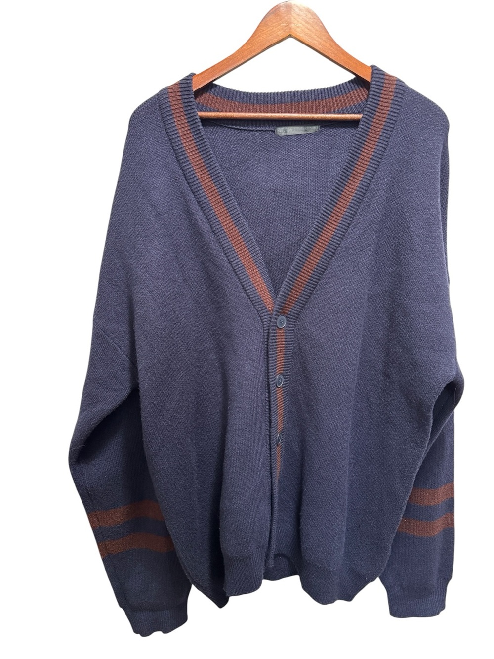 Oak & Fort Colour Block Cardigan Size